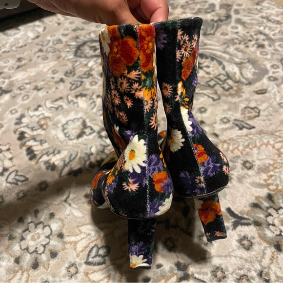 STAUD Floral Ankle Boots - Multicolor - Picture 4 of 10